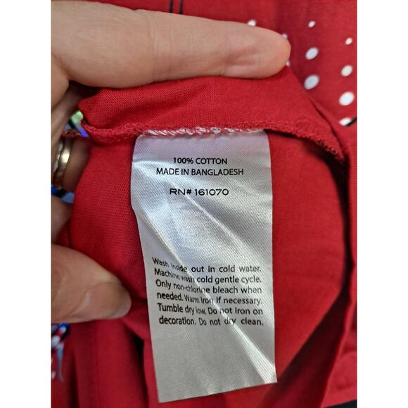 Switch Short Sleeve‎ Red Tee with Money Bag Design Size XL - Picture 6 of 8